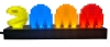 New Pac-Man + Ghosts Light Bar | 3 Modes! | 11.75" x 2.3" x 4" Tall - 2