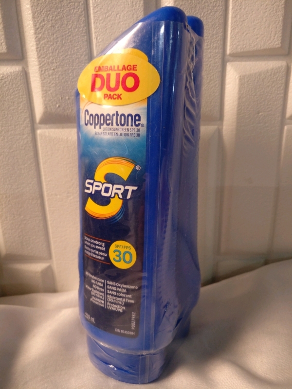 New Duo Pack - Coppertone 30SPF Sunscreen Lotion