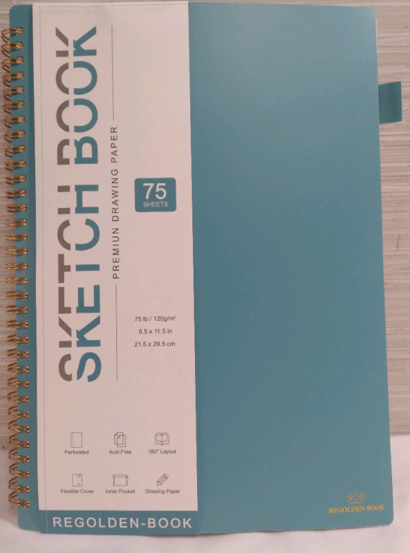 New SketchBook 75 Premium Drawing Paper 8.5x11.5"