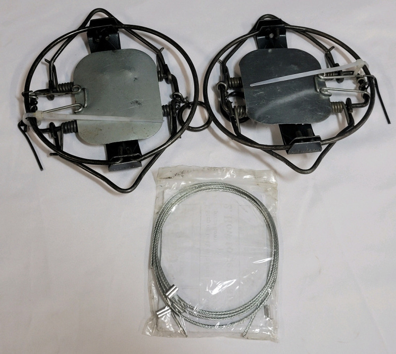 New - 2pc. 5" Diameter Small Animal Spring Traps .