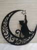 New Metal Tin Sign 12" Cat wishing Star - 2