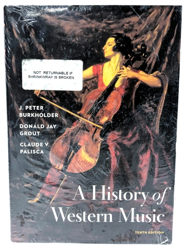 New Hardcover "A History of Western Music" (10th Edition) by Burkholder, Grout & Palisca | Retails for $192.99!