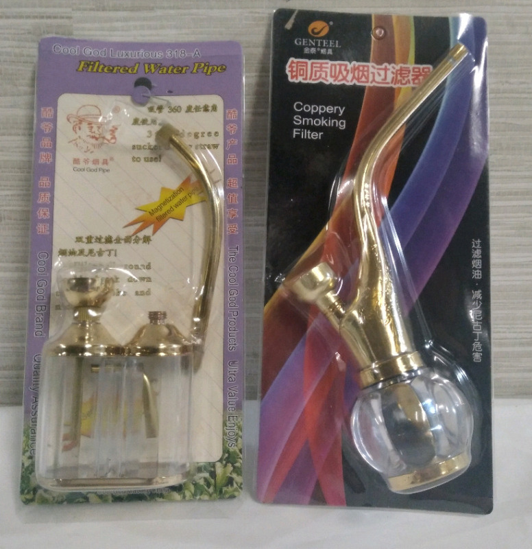 New Filtered Water Pipe & Cippery Smoking Filter