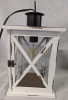 New Retro-Style Farmhouse Pendant Lantern. 13" tall. Powers On. - 2