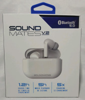 TZUMI SoundMates V2 Bluetooth 5.0 Wireless Earbuds - New