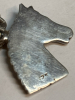 925 Sterling Silver Horse Head Key Chain Stamped Unique equestrian - 3