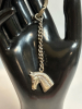 925 Sterling Silver Horse Head Key Chain Stamped Unique equestrian - 4