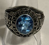 Jostens 1993 Blue Topaz School Ring