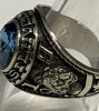 Jostens 1993 Blue Topaz School Ring - 3