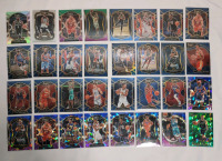 2020 - 21 Panini Select NBA Basketball Trading Card Singles , 32 Cards . Base Cards , Rookie Base Cards , Refractors