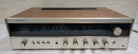 Vintage 70s Realistic STA-77 AM / FM Stereo Receiver . Tested Powers Up , Not Tested Beyond Power Up. Tuning light not working . Some minor scuffs / scratches to wood case