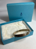 Vintage Sterling BIRKS Etched Signed Bangle - 4