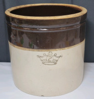 #2 Crown Crock . No Cracks , Some minor chips on Bottom edge