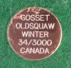 Gosset Wildlife Collection " Old Squaw Winter Duck " Limited #34/3000 . Measures 12.5" long - 5