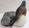 Gosset Wildlife Collection " Common Merganser Duck with Chick " Limited #326/3000 . Measures 9 3/4" long - 2