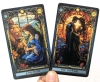 New Stained Glass Tarot 78-Card Tarot Deck | 2.5" x 4.15" - 3