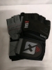 3 New Synergee Speed Ropes + New Evo Sz Large Weight Lifting Gloves - 3