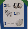 New - Enbridge Energy Savings Kit . 2 Bath Faucet Heads , 1 Kitchen Faucet Head & 2 Showerheads - 2