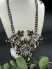 Two Statement Rhinestone Modern Chunky Necklaces - 3