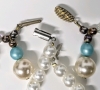 Gold Tone Faux Pearls: 2 Necklaces &3 Pairs of Fantastic Earrings | Necklaces 17" - 17.75", Earrings Up to 4" Long - 4