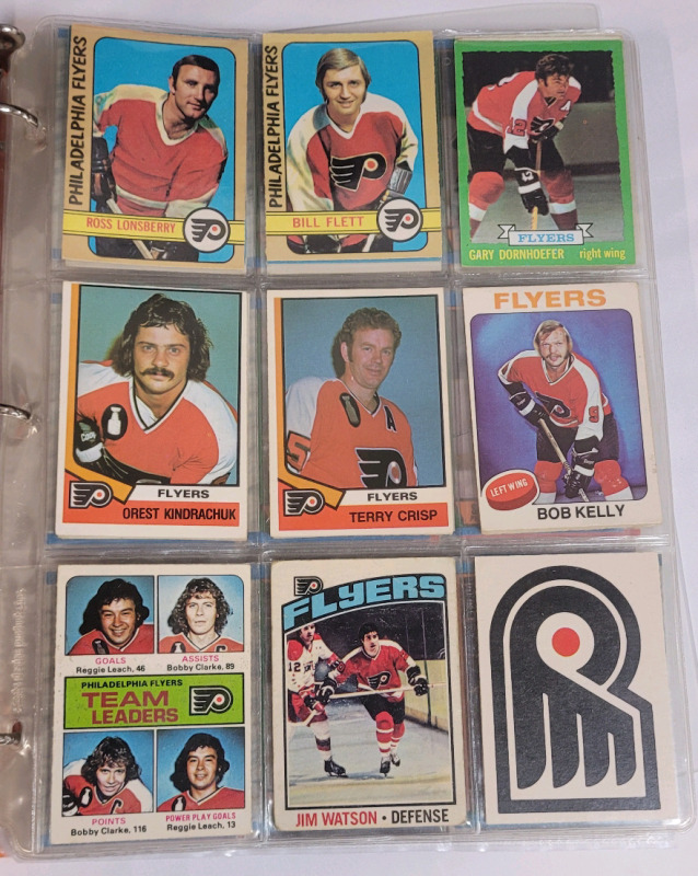 1972 - 2021 Philadelphia Flyers NHL Hockey Trading Card Singles . 224 Cards , No Doubles