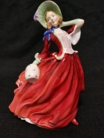 Autumn Breezes Royal Doulton figure