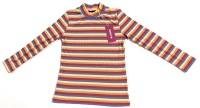 New Girls 9-10Y | Gorlya Long Sleevev Ribbed Rainbow Top