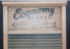 Economy Glass Canadian Woodenware Textured Glass Washboard . Measures 12"&times;24" - 2