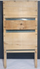 Economy Glass Canadian Woodenware Textured Glass Washboard . Measures 12"&times;24" - 3