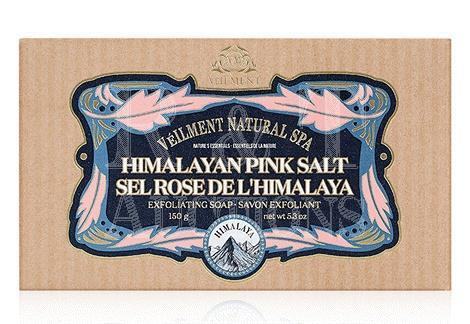 New Himalayan Pink Salt Exfoliating Soap Bar 150g