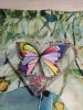 2 Pilowcases and Butterfly Paperweight 18"x18 - 2