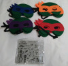 16 New Ninja Turtles Masks & Skeleton Decorations