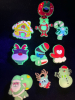 10 Festive Glowing Croc Charms - 2