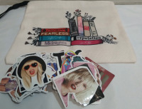 New Taylor Swift Stickers and 9"x8" Pencil Case