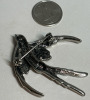 Lovely Rhinestone Aurora Borealis Swallow Brooch - 6
