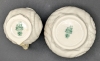 Belleek Ireland Neptune Nautilus Shell Creamer & Open Sugar Dish | Green Stamp | 2.15" - 3.6" Tall - 4