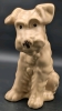 Darling Unsigned Sylvac England Ceramic Terrier Dog Figure | 8.5" Tall - 2