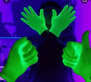 Vibrant Two New Pairs Glow in The Dark Gloves