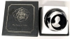 1976 Baccarat France | Royal Cameos in Crystal : The Prince of Wales Paperweight w Stand, Box | 2.8" Diameter x 1.7" Tall