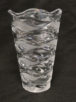 Beautiful Crystal Vase 11" Tall