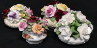 4 Flower Posy's - Aynsley, Randor & Royal Albert Old Country Roses