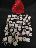 50+ Pierced Earrings + Heart Storage Box