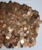 7.8lbs+ Canadian & United States Penny Lot . Majority Canadian Pennies - 3