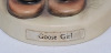 Goebel Hummel " Goose Girl " Figurine . Measures 4 1/4" tall . Minor crazing present - 4