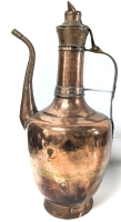 Large Vintage Turkish/Ottoman Copper Coffee Pot with Flip-Top Lid* | 16.5" Tall