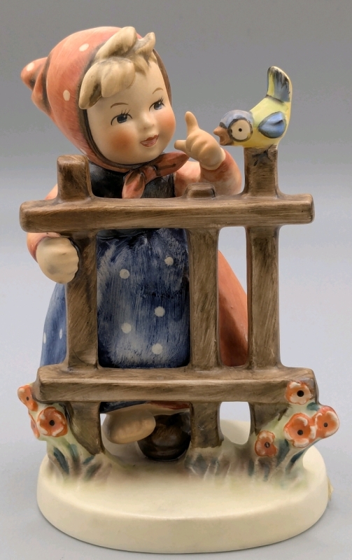 Signed Vintage Goebel Hummel W Germany "Signs of Spring" Figure #206/I | 5" Tall