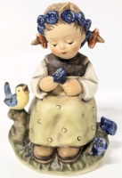 Signed Vintage 1986 Goebel Hummel West Germany The Botanist Figure #351 | 4.75" Tall