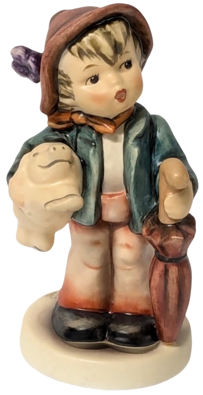 MASTER PAINTER Signed Vintage 1996 Goebel Hummel Germany Limited Edition "Der Glucksbub / Lucky Boy" Figure | 4.5" Tall