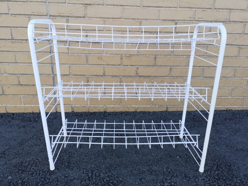 3 Tier Shoe Rack - 25" Long, 10" Wide & 22.5" Tall