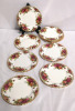 10 Royal Albert Old Country Roses Gold Edge 6.25" Bread & Butter Plates - 5